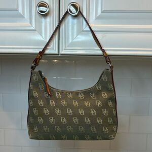 Dooney & Bourke Purse Handbag Signature Logo Canvas Mini Shoulder Bag